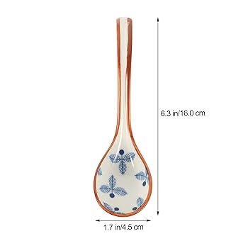 Amazon｜OUNONA レンゲ スプーン 陶器 大 4本組 中華レンゲ